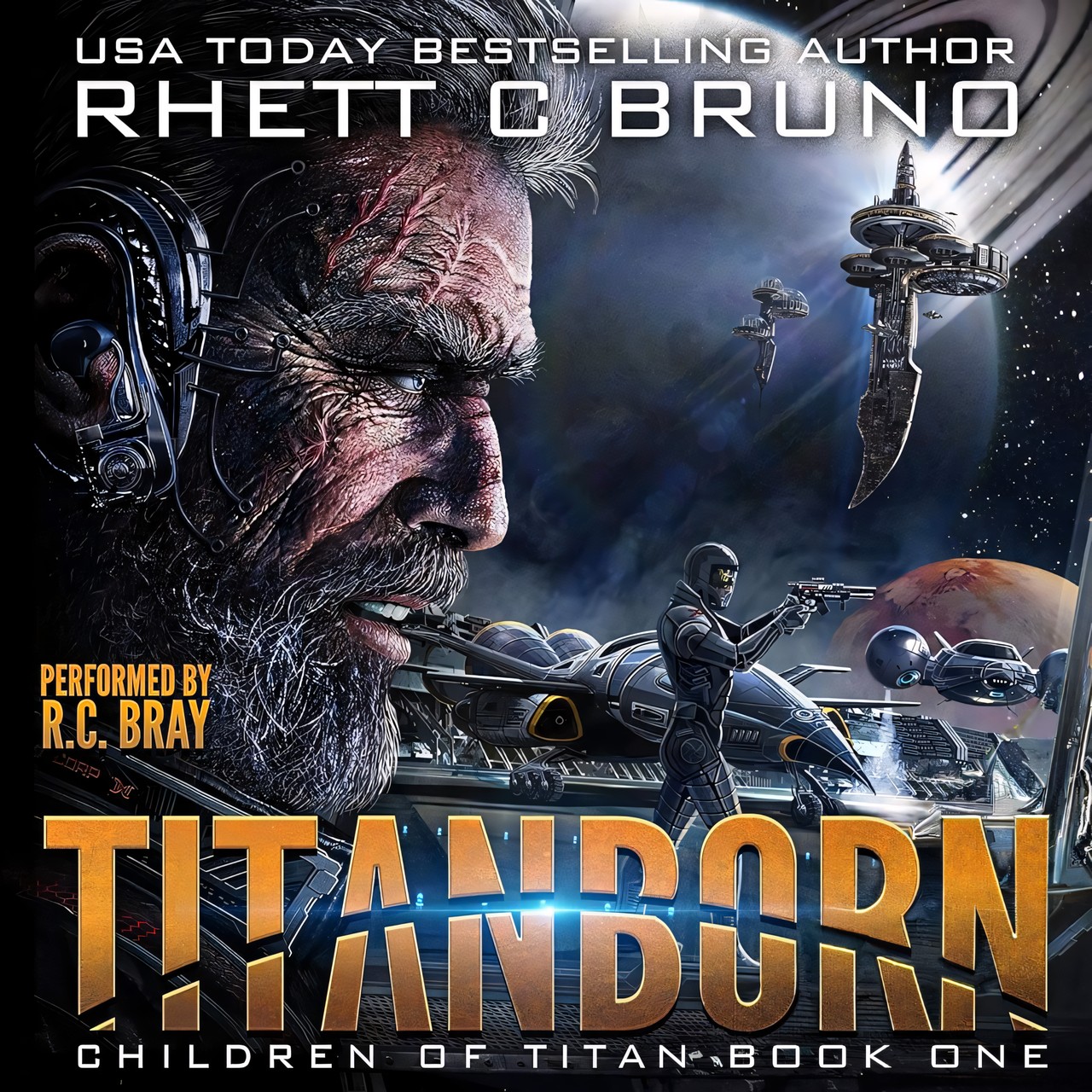 Audiobook cover for Titanborn: Children of Titan Book 1