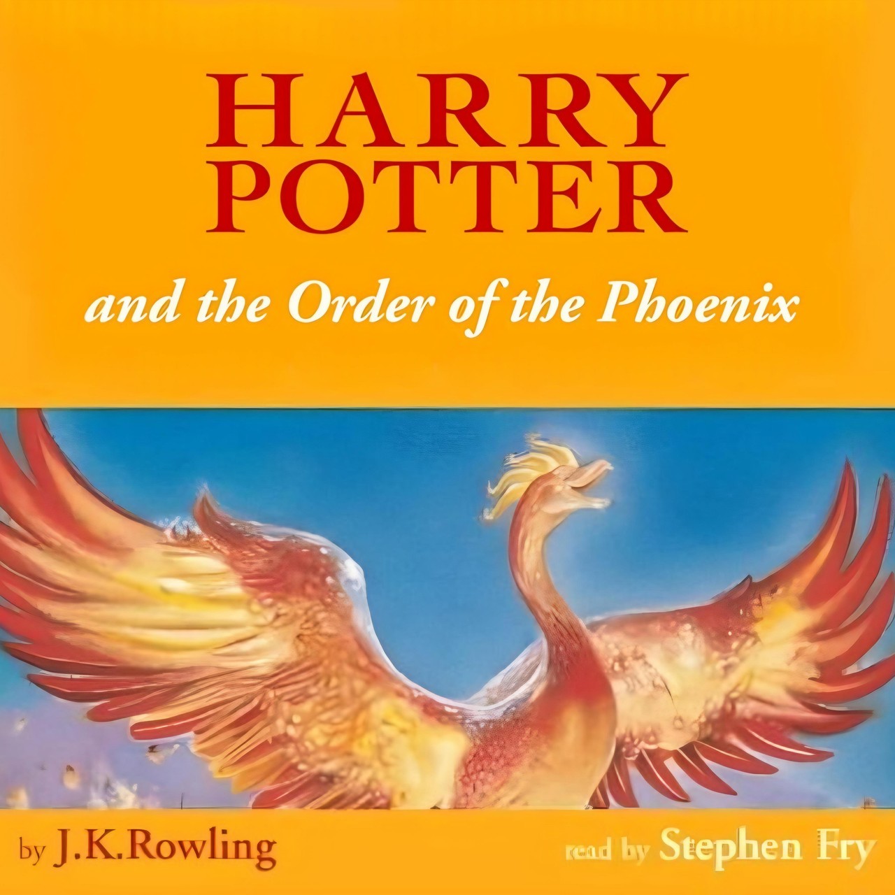 Audiobook cover for Harry Potter and the Order of the Phoenix