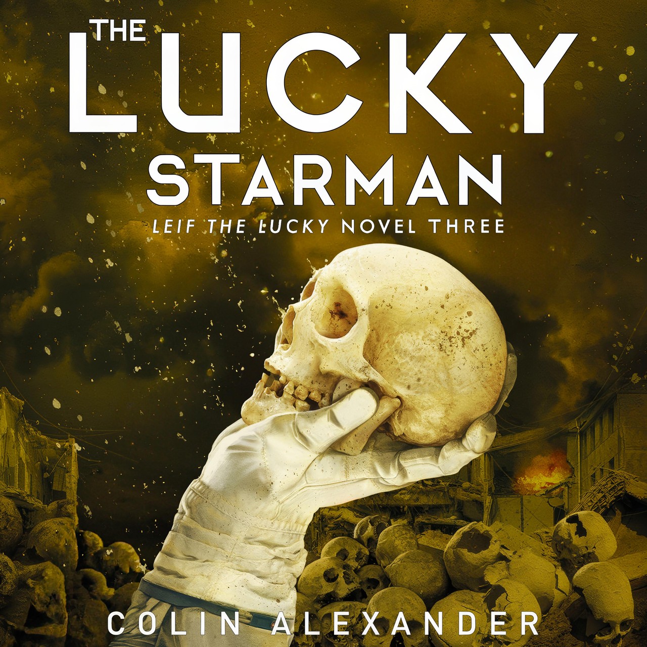 Audiobook cover for The Lucky Starman