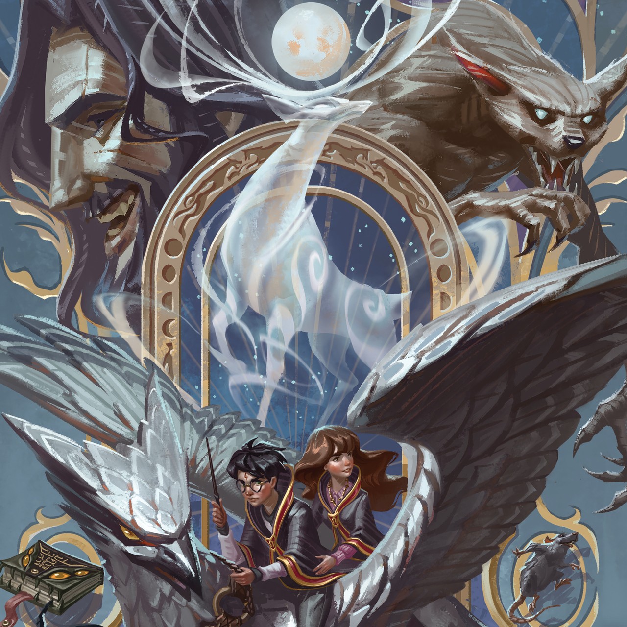 Audiobook cover for Harry Potter and the Prisoner of Azkaban