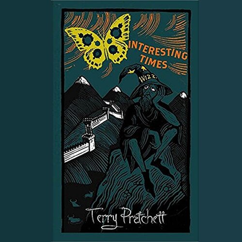 Audiobook cover for Terry Pratchett's Interesting times