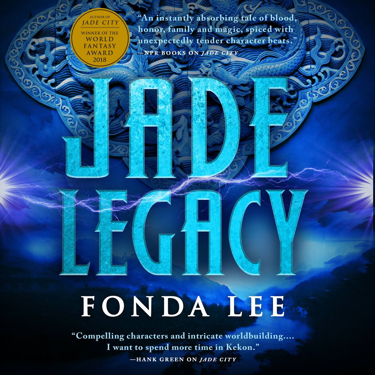 Audiobook cover for Jade City