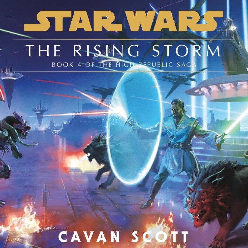 Audiobook cover for Star Wars The High Republic - The Rising Storm