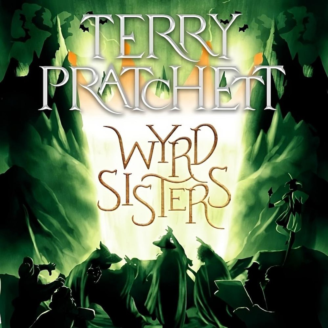 Audiobook cover for Wyrd Sisters