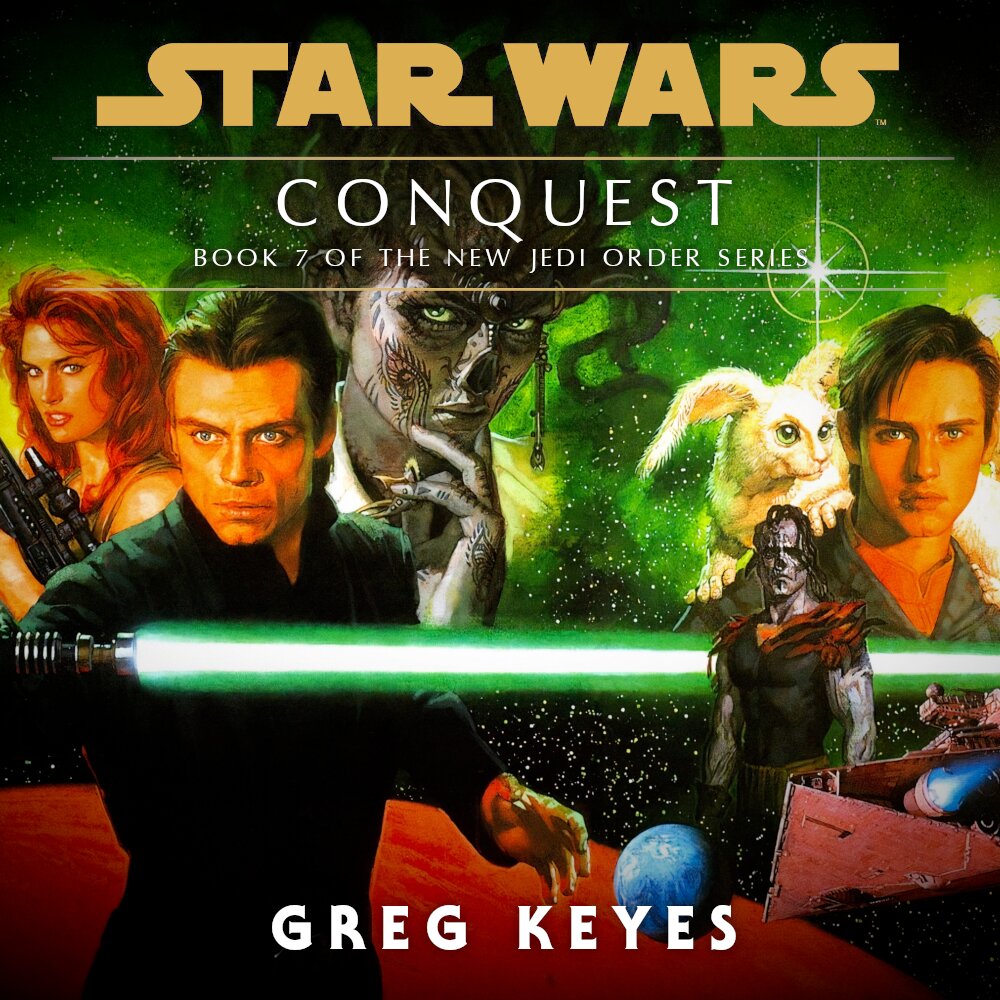 Audiobook cover for Star Wars - The New Jedi Order - Edge of Victory I - Conquest