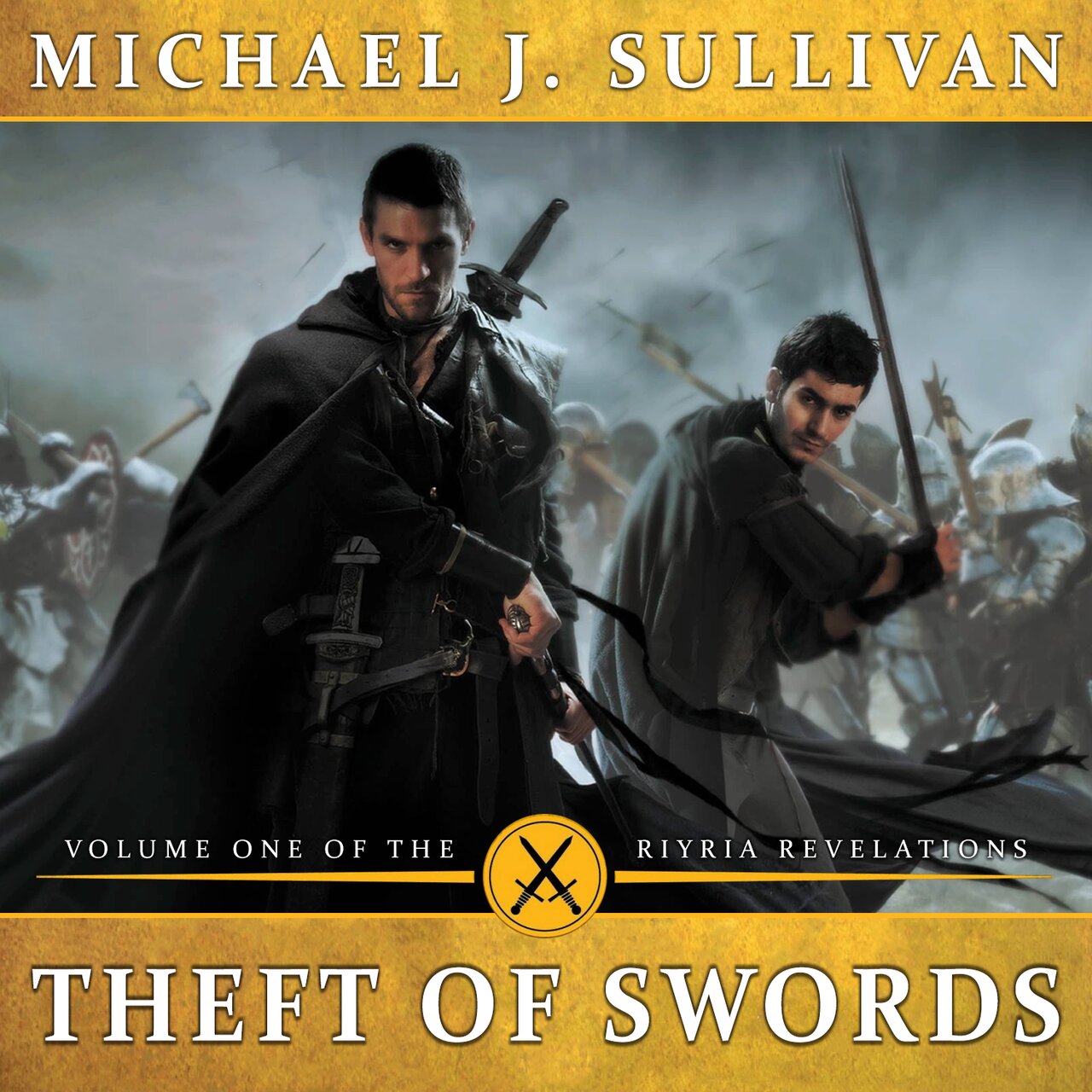 Audiobook cover for Theft of Swords by Michael J. Sullivan Unabridged CD Audiobook