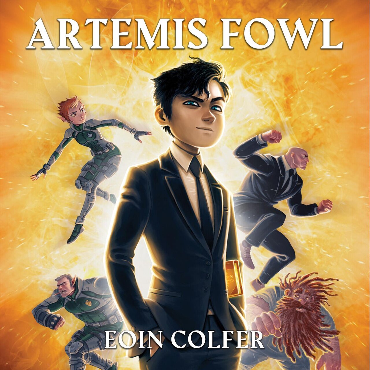 Audiobook cover for Artemis Fowl. The Graphic Novel