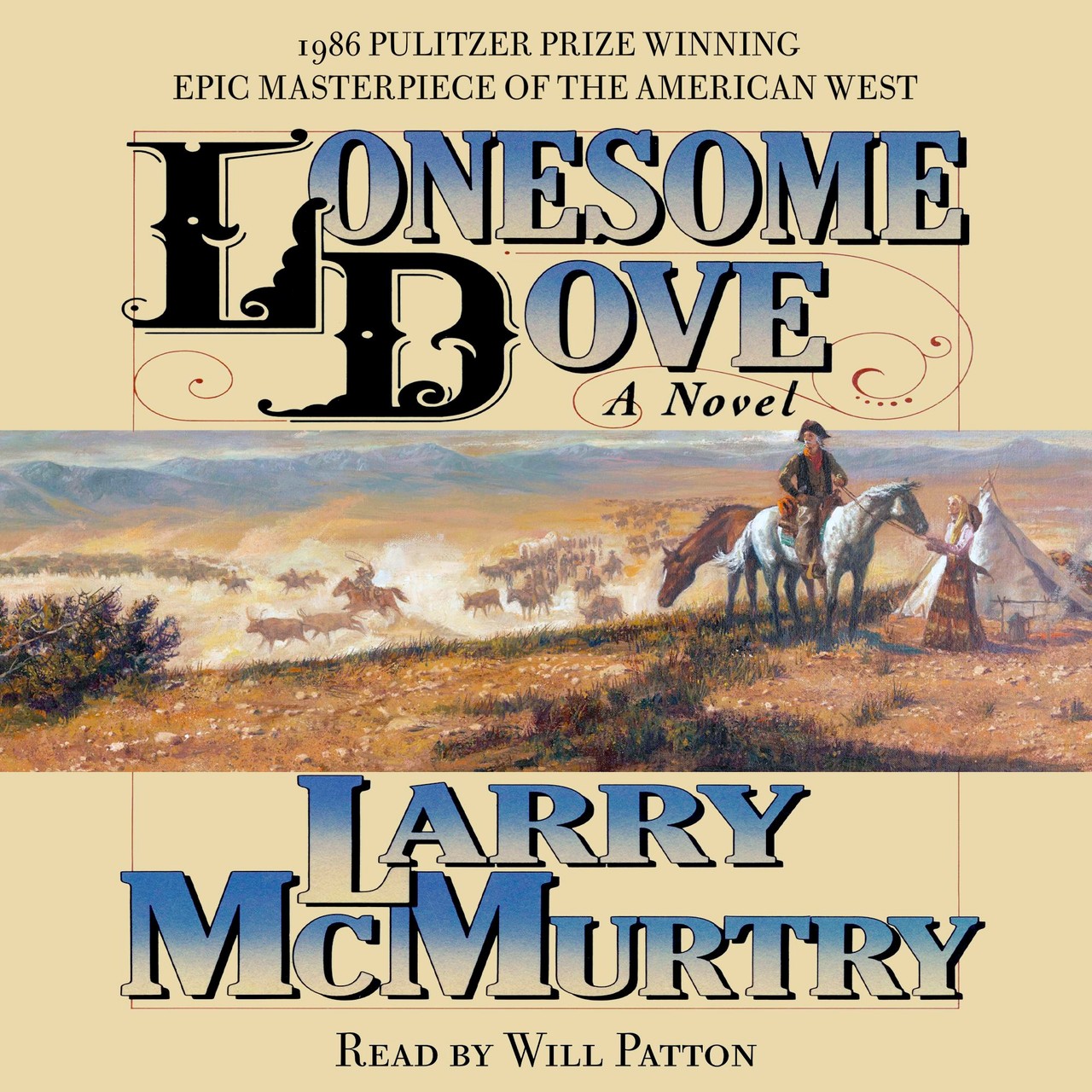 Audiobook cover for Lonesome Dove