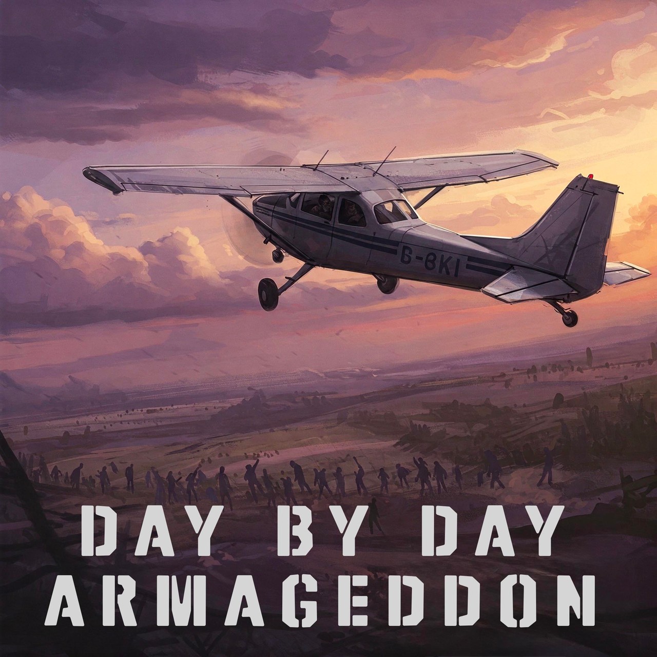 Audiobook cover for Day by Day Armageddon