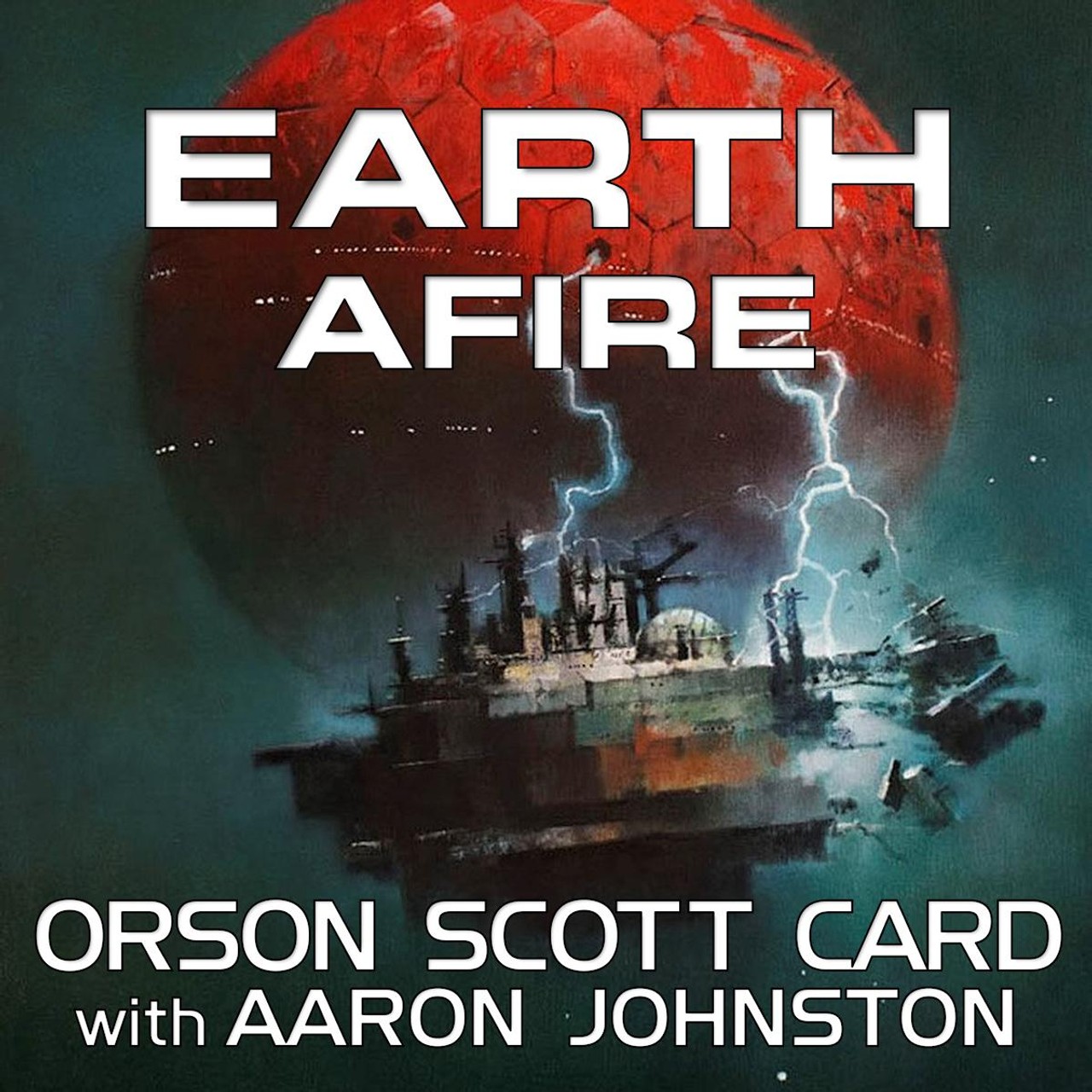 Audiobook cover for Earth Afire