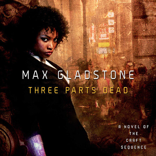 Audiobook cover for Three parts dead