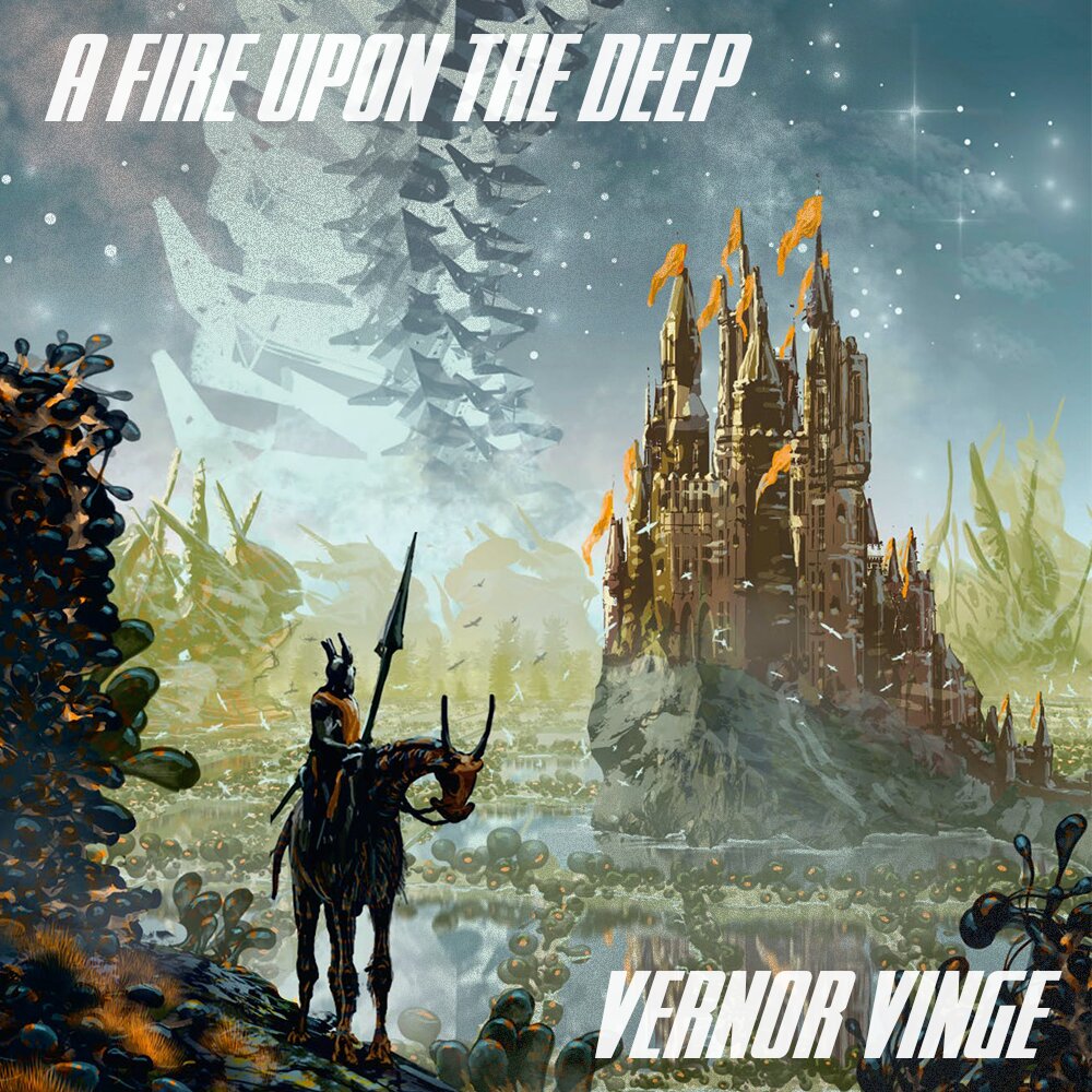 Audiobook cover for A Fire upon the Deep
