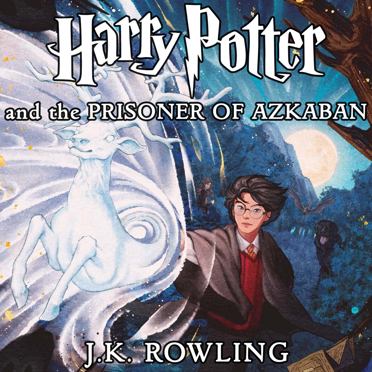 Audiobook cover for Harry Potter and the Prisoner of Azkaban