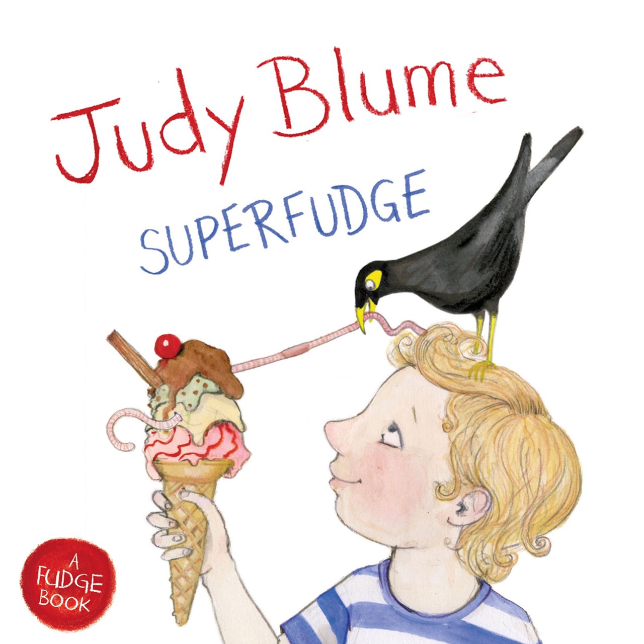 Audiobook cover for Superfudge