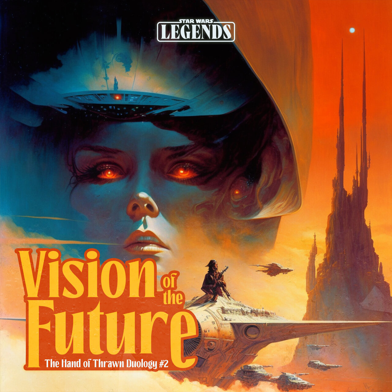 Audiobook cover for Star Wars - Hand of Thrawn Duology - Vision of the Future