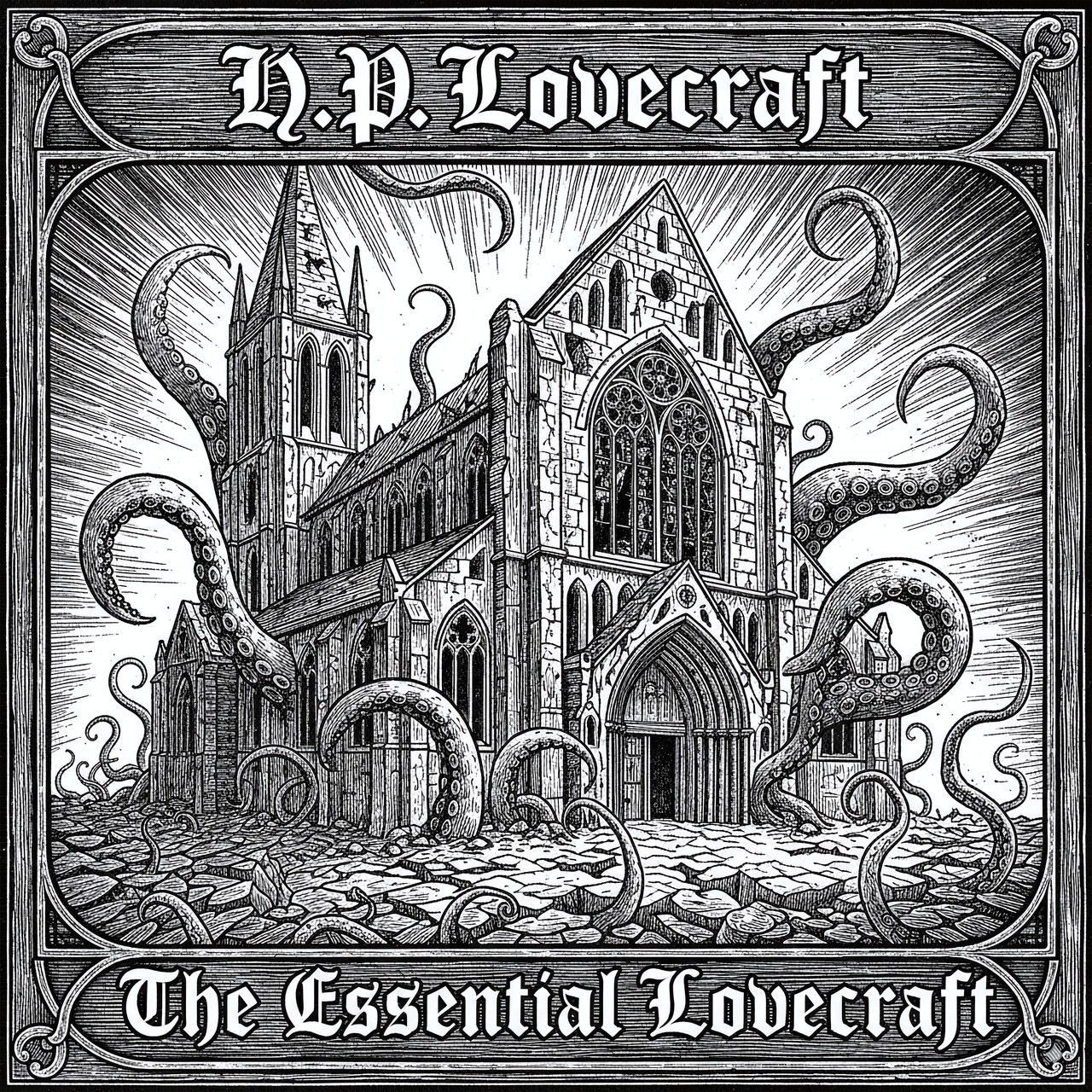 Audiobook cover for The Essential Tales of H.P. Lovecraft (Knickerbocker Classics)