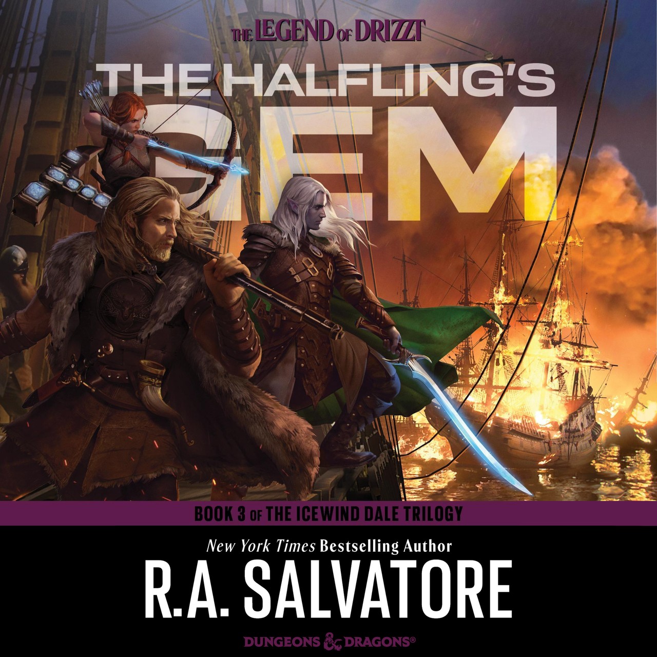Audiobook cover for The Halfling's Gem