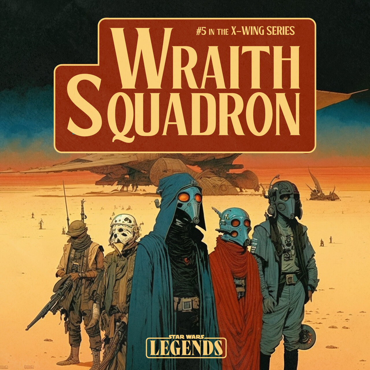 Audiobook cover for Star Wars - X-Wing - Wraith Squadron