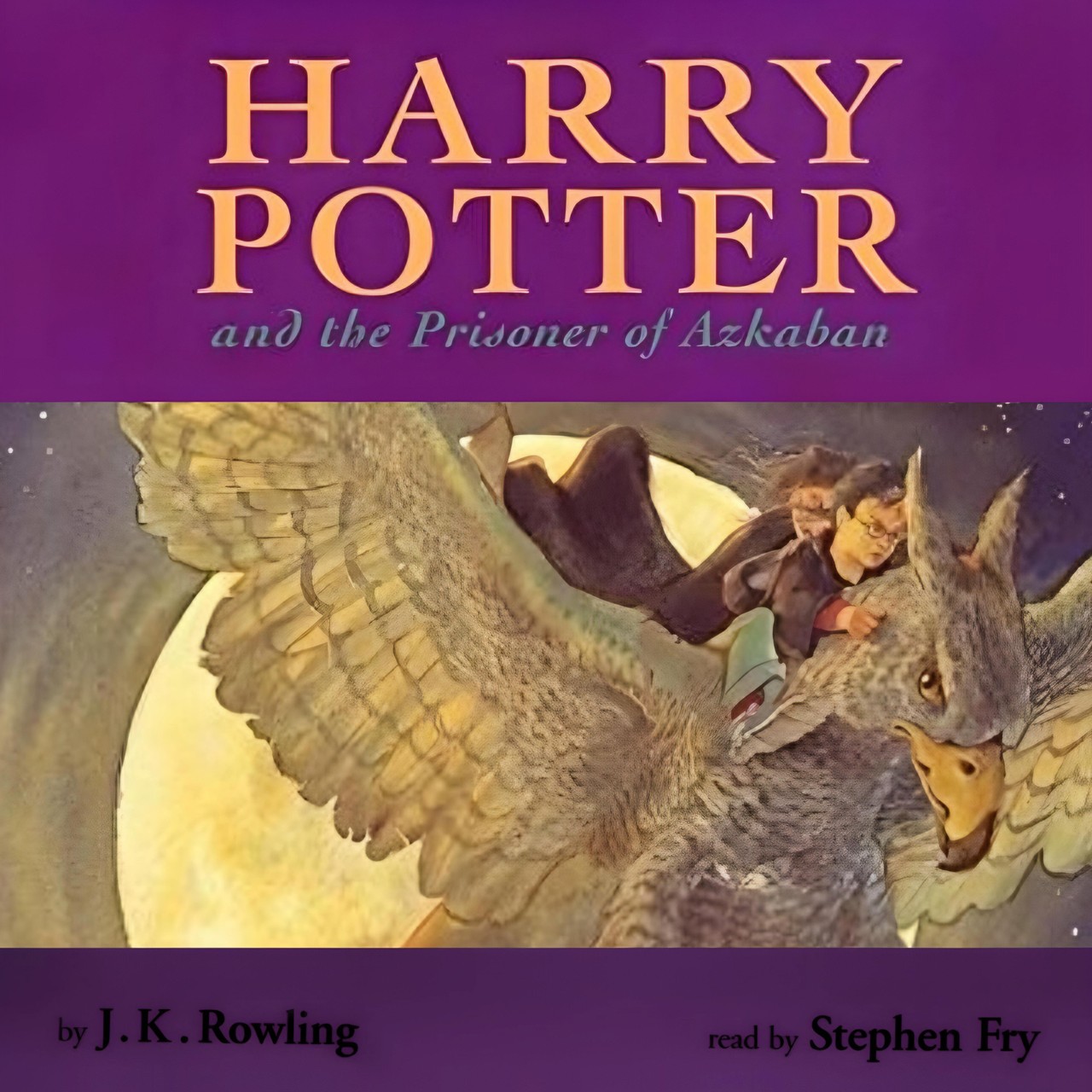 Audiobook cover for Harry Potter and the Prisoner of Azkaban
