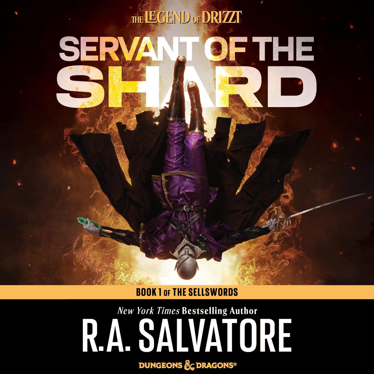 Audiobook cover for The Crystal Shard
