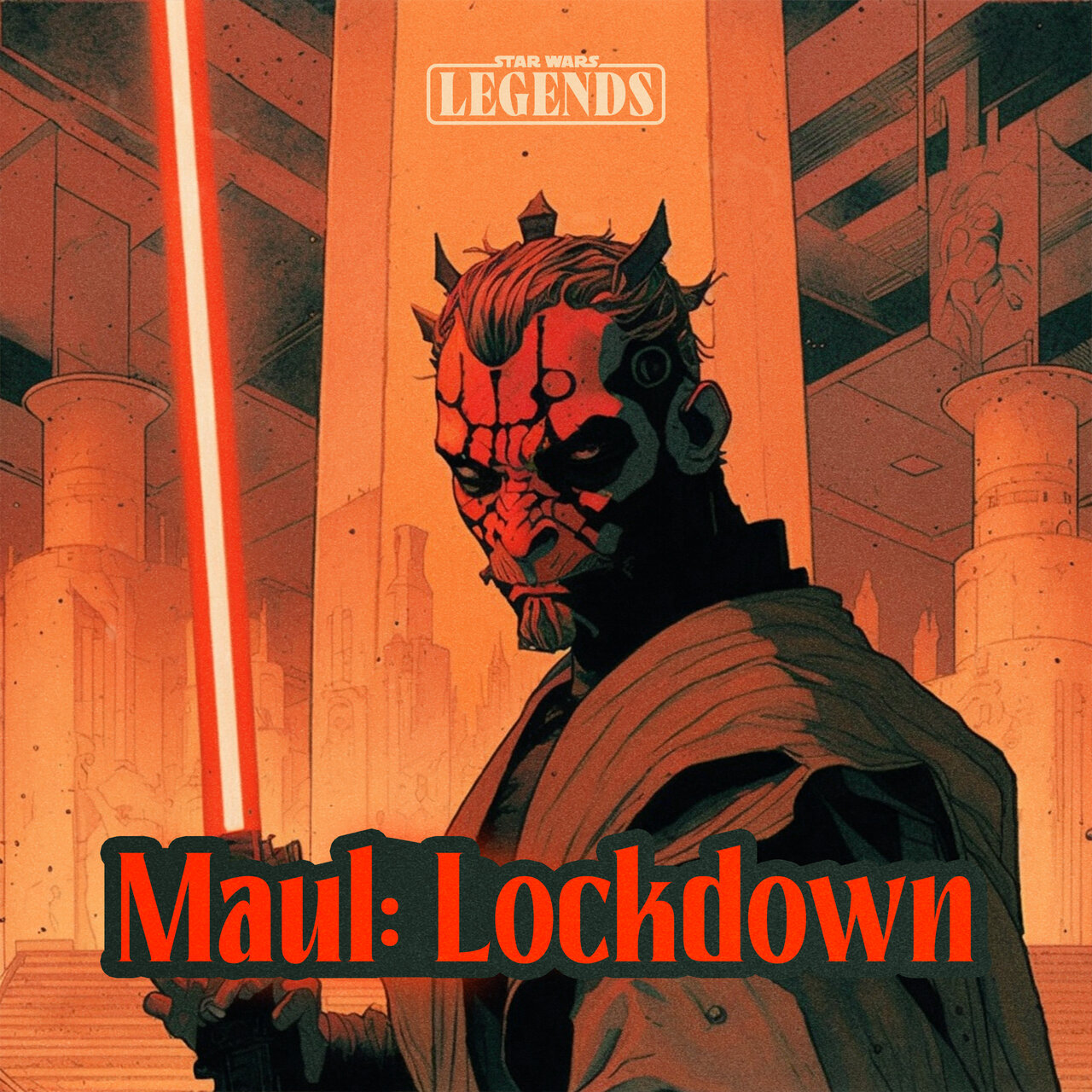 Audiobook cover for Star Wars - Maul - Lockdown