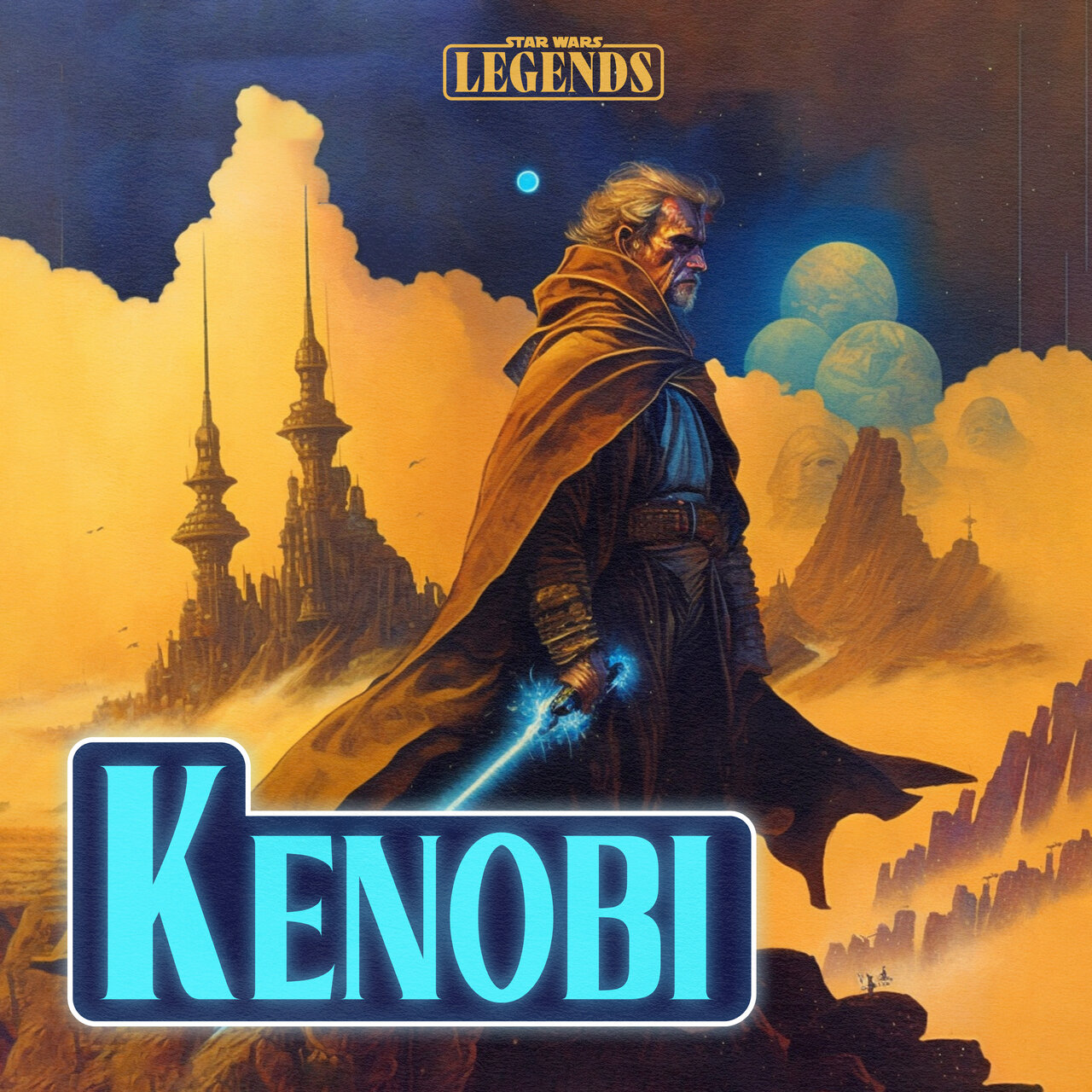 Audiobook cover for Star Wars - Kenobi