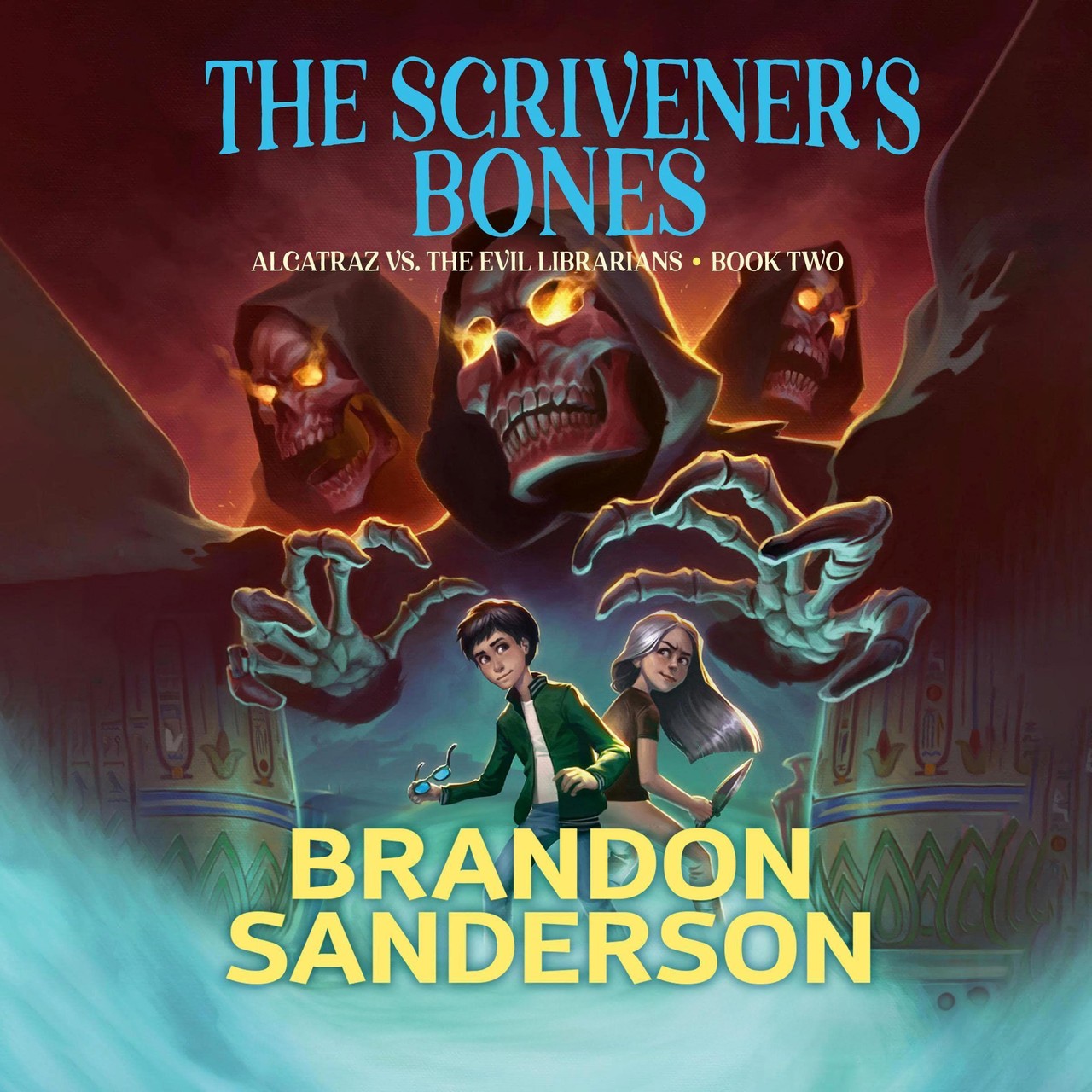 Audiobook cover for Alcatraz versus the Scrivener's Bones