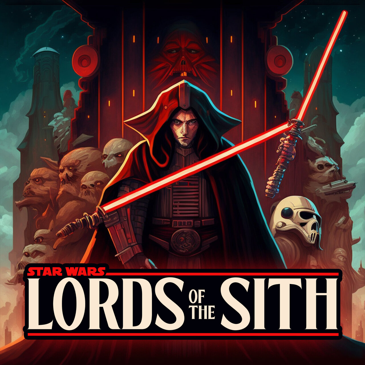 Audiobook cover for Star Wars - Lords of the Sith