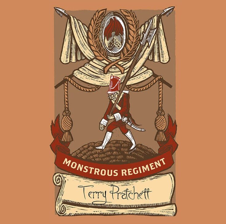 Audiobook cover for Terry Pratchett's Monstrous Regiment