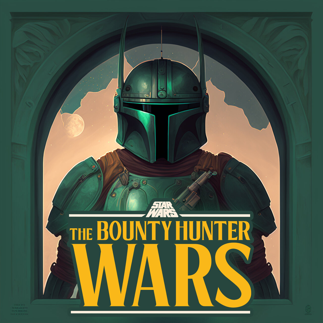 Audiobook cover for Star Wars - The Bounty Hunter Wars - The Mandalorian Armor