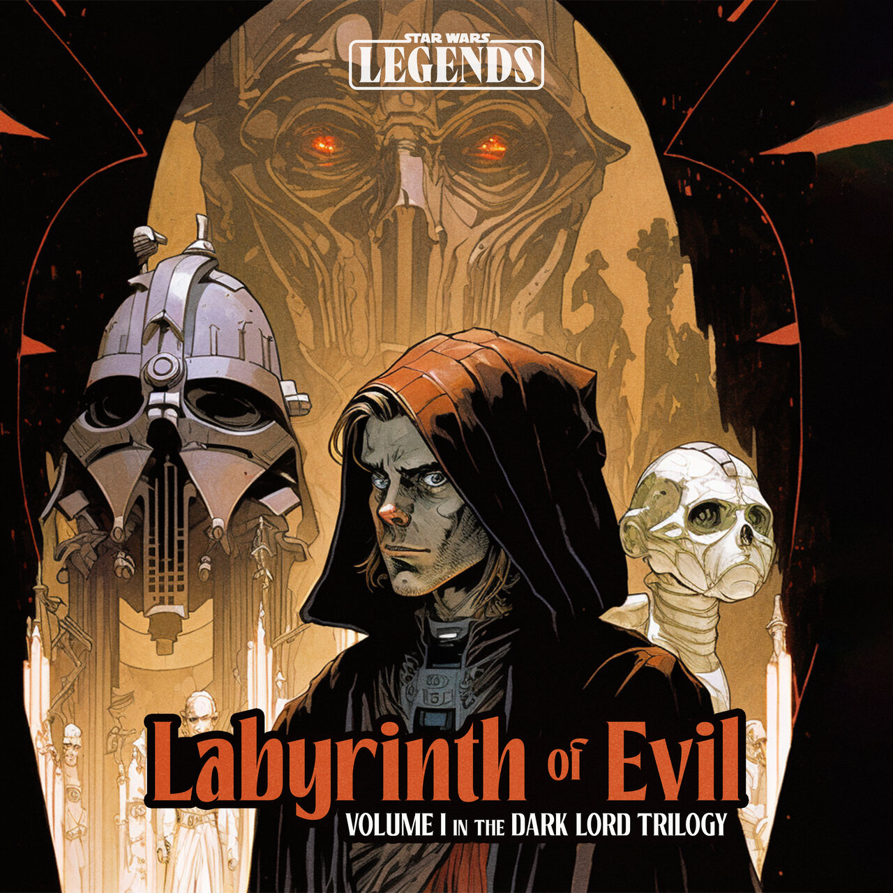 Audiobook cover for Dark Lord Trilogy : Star Wars Legends : Labyrinth of Evil Revenge of the Sith Dark Lord