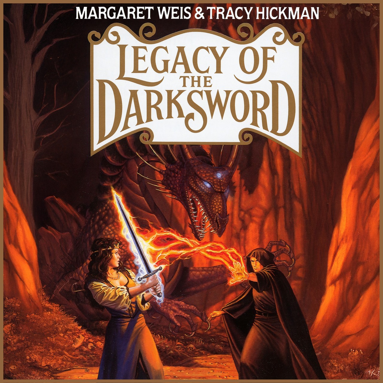 Audiobook cover for Legacy of the Darksword