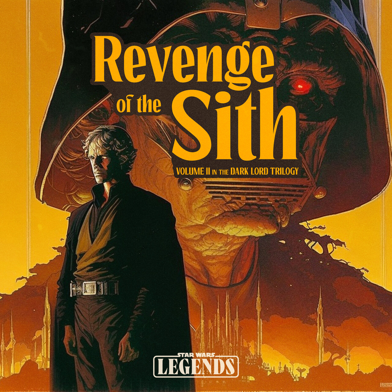 Audiobook cover for Dark Lord Trilogy : Star Wars Legends : Labyrinth of Evil Revenge of the Sith Dark Lord