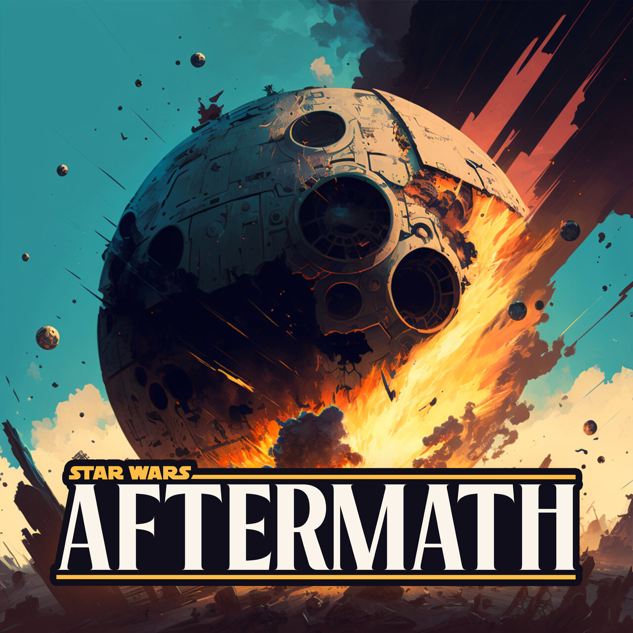 Audiobook cover for Star Wars: Aftermath