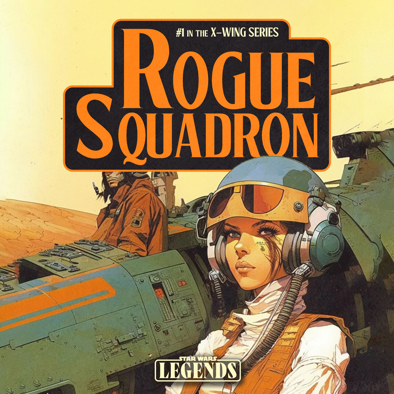 Audiobook cover for Star Wars: Rogue Squadron