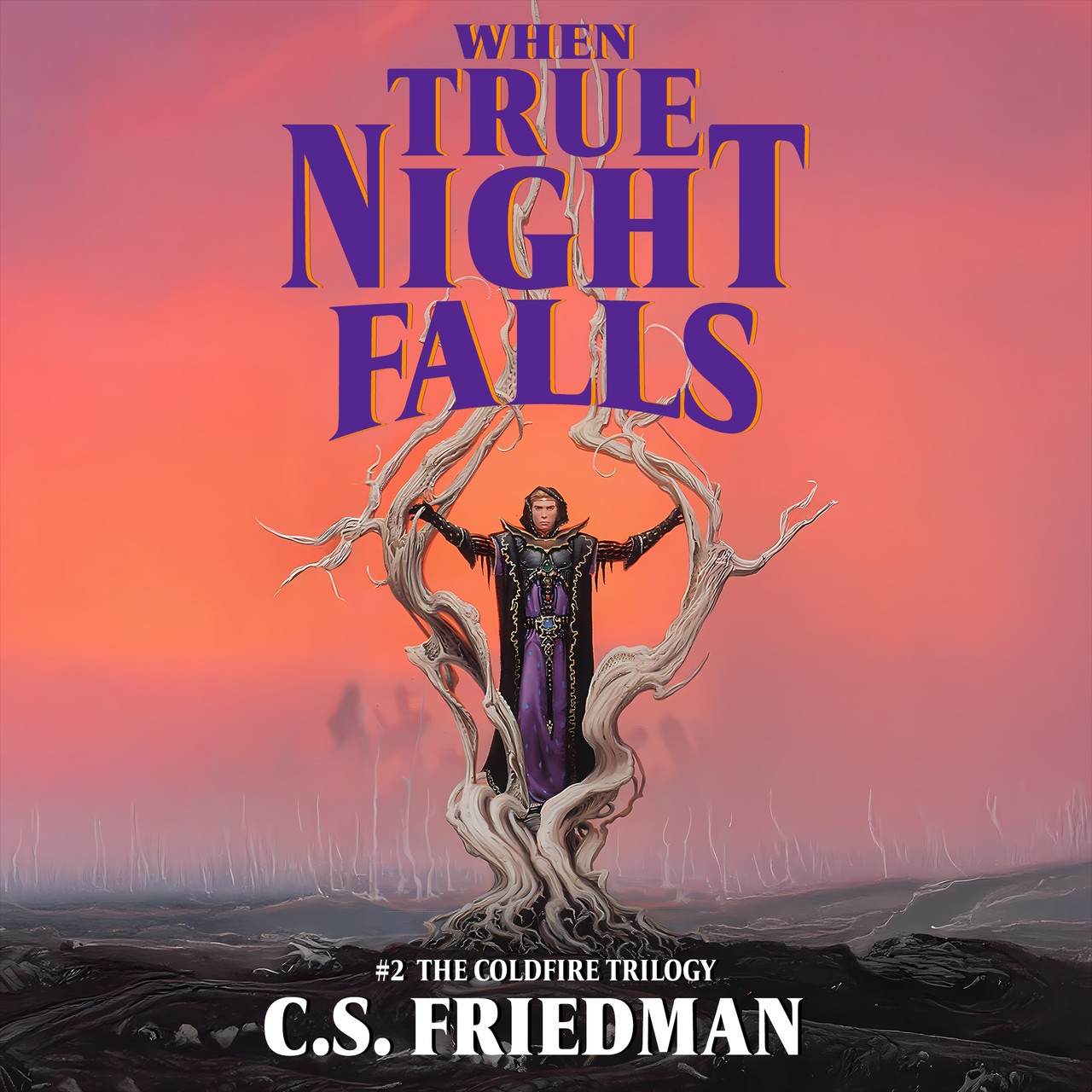 Audiobook cover for When True Night Falls (Coldfire Trilogy, Book 2)