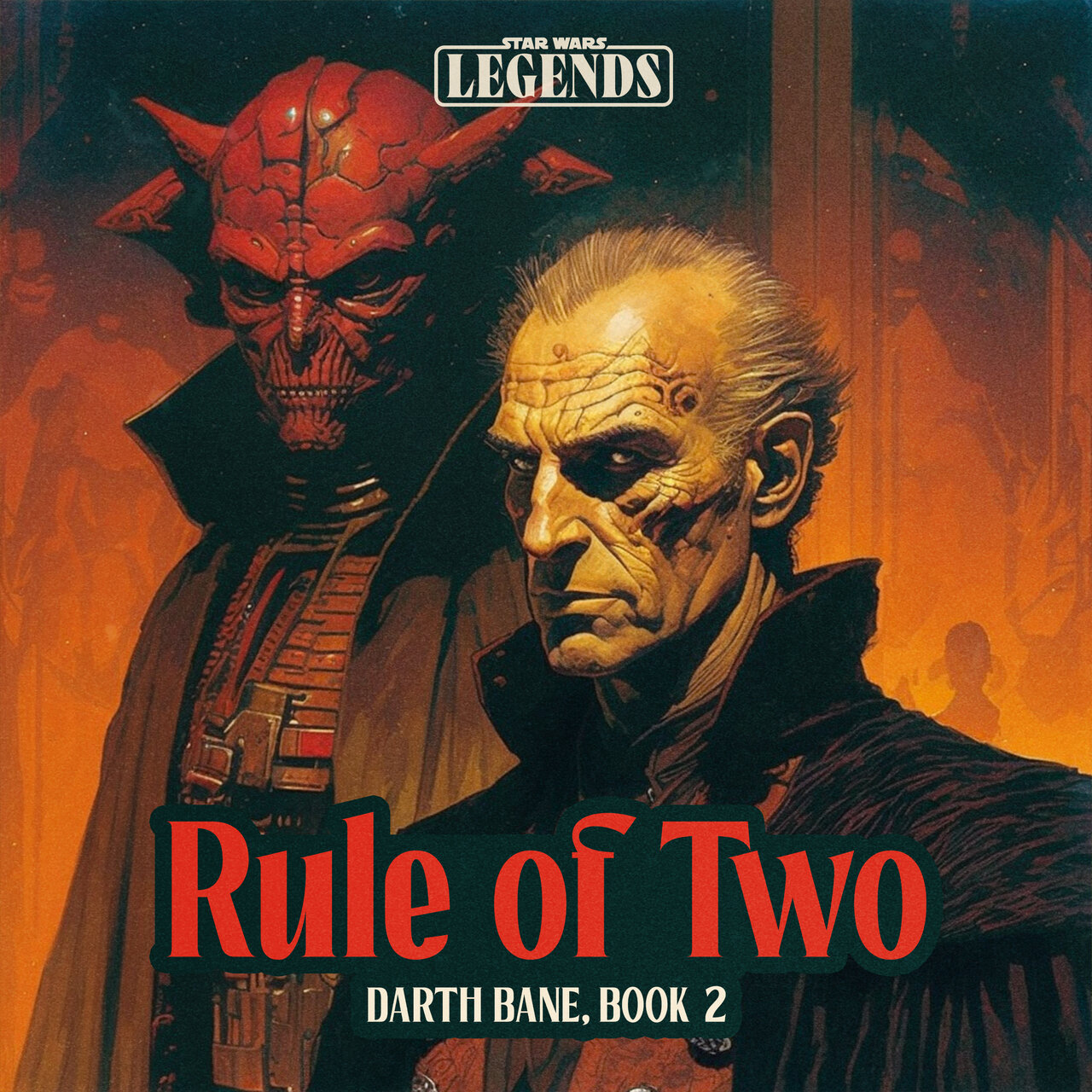 Audiobook cover for Star Wars - Darth Bane -  Rule of Two