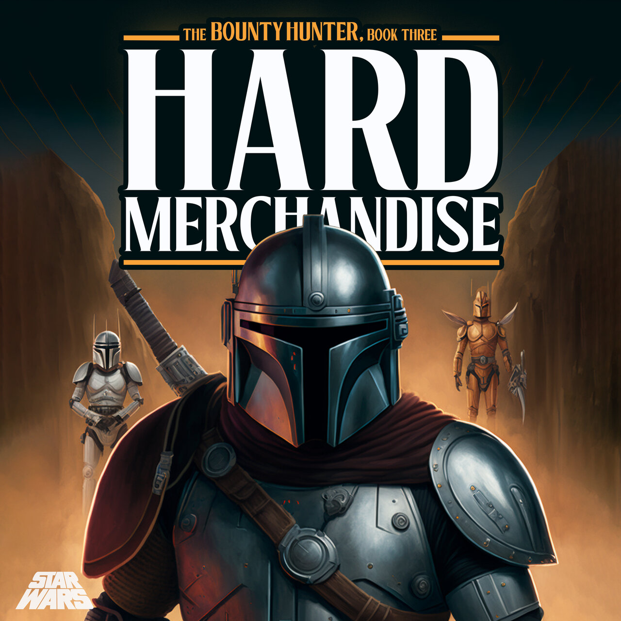 Audiobook cover for Star Wars - The Bounty Hunter Wars - Hard Merchandise