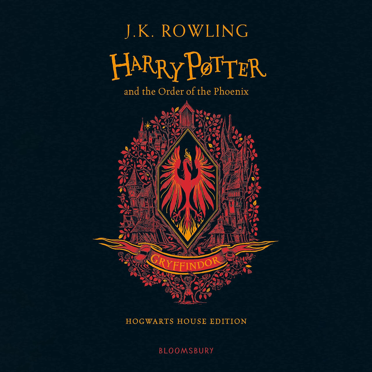 Audiobook cover for Harry Potter and the Order of the Phoenix