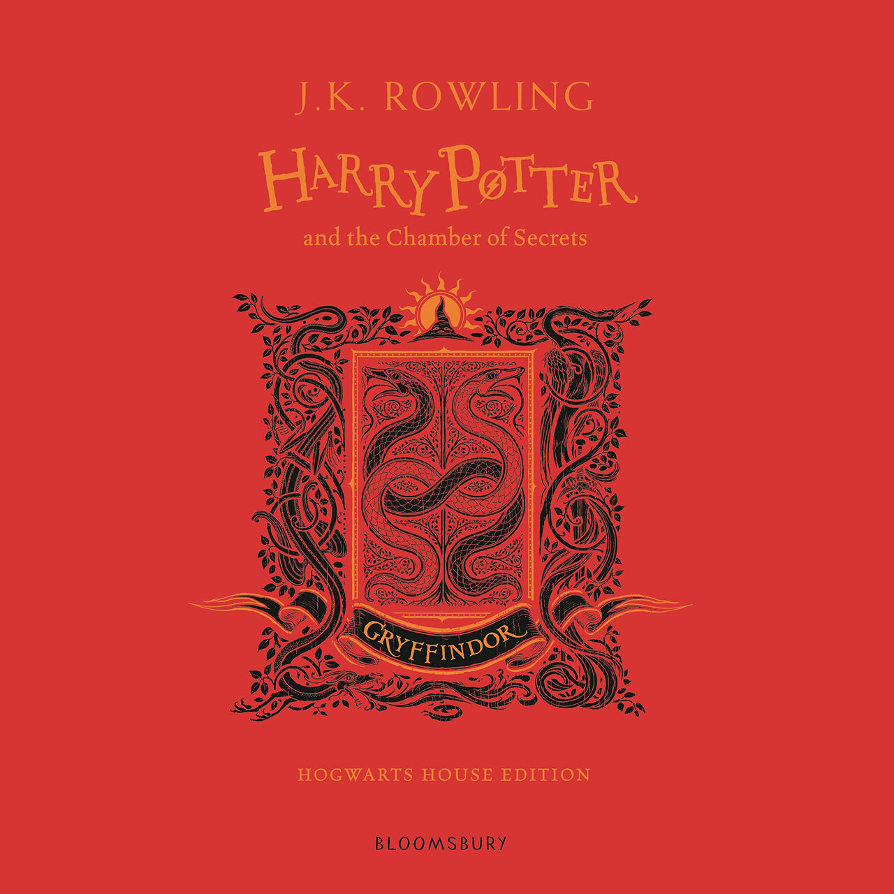 Audiobook cover for Harry Potter and the Chamber of Secrets