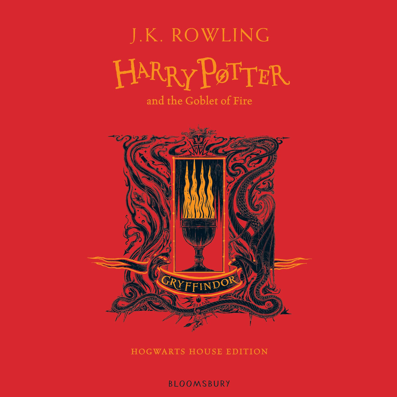 Audiobook cover for Harry Potter and the Goblet of Fire