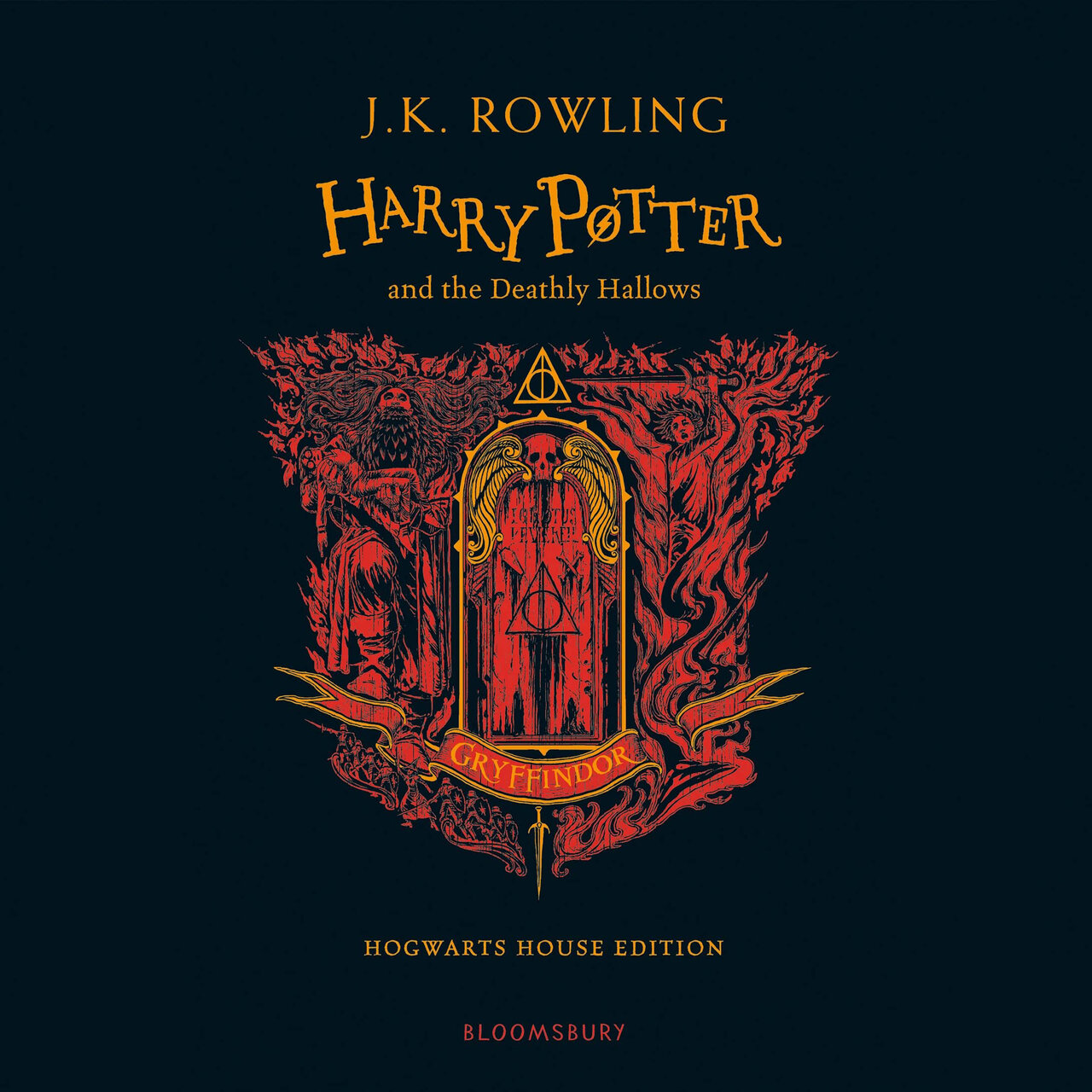 Audiobook cover for Harry Potter and the Deathly Hallows