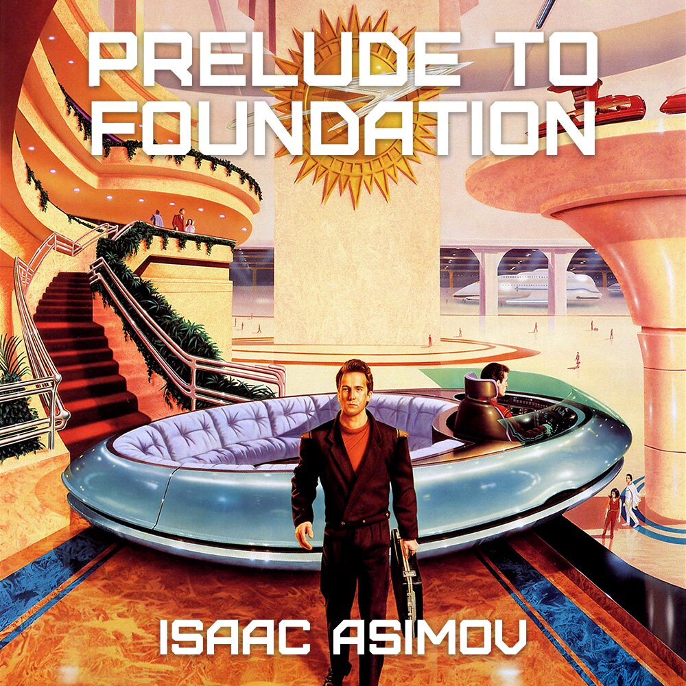 Audiobook cover for Prelude to Foundation