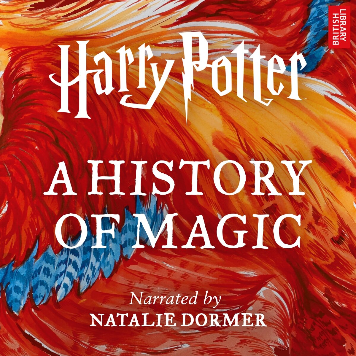 Audiobook cover for Harry Potter. A History of Magic