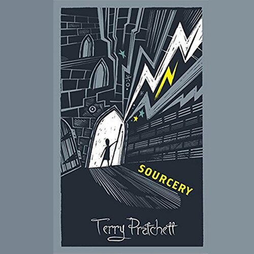 Audiobook cover for Sourcery