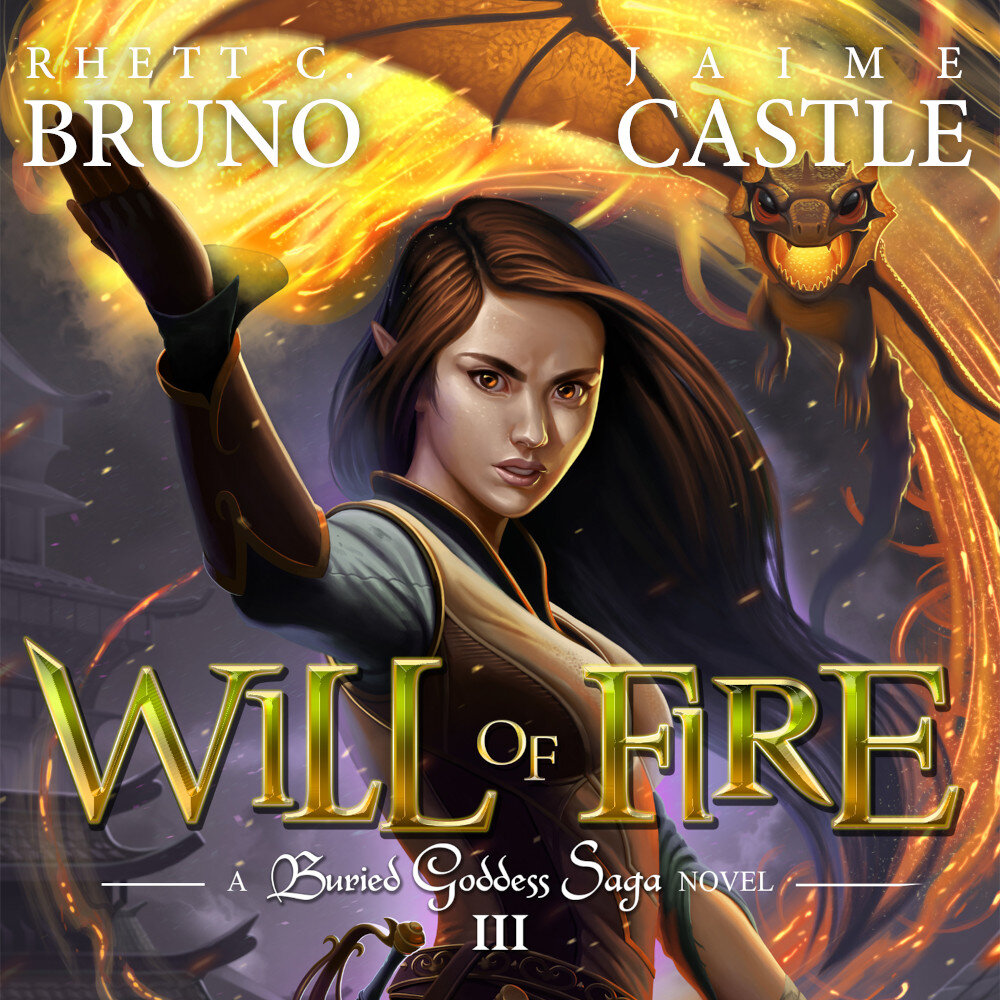 Audiobook cover for Will of Fire: (Buried Goddess Saga Book 3)