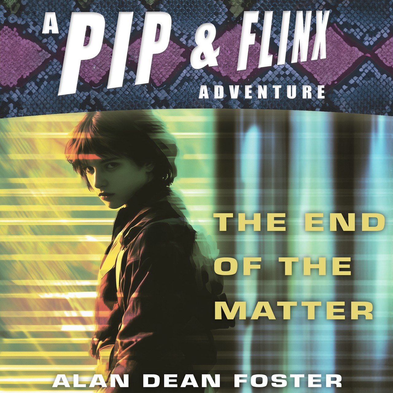Audiobook cover for Running from the Deity: A Pip & Flinx Adventure (Adventures of Pip and Flinx)