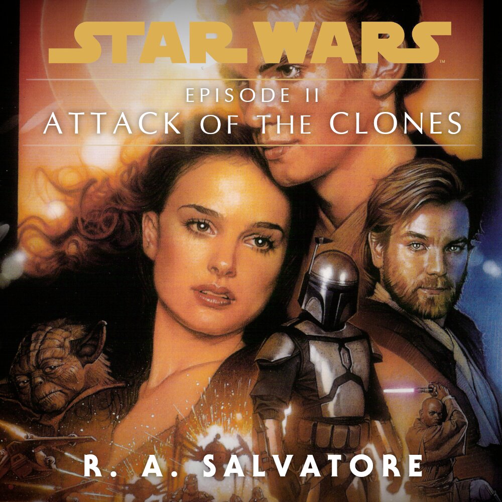 Audiobook cover for Star Wars Episode II - Attack of the Clones