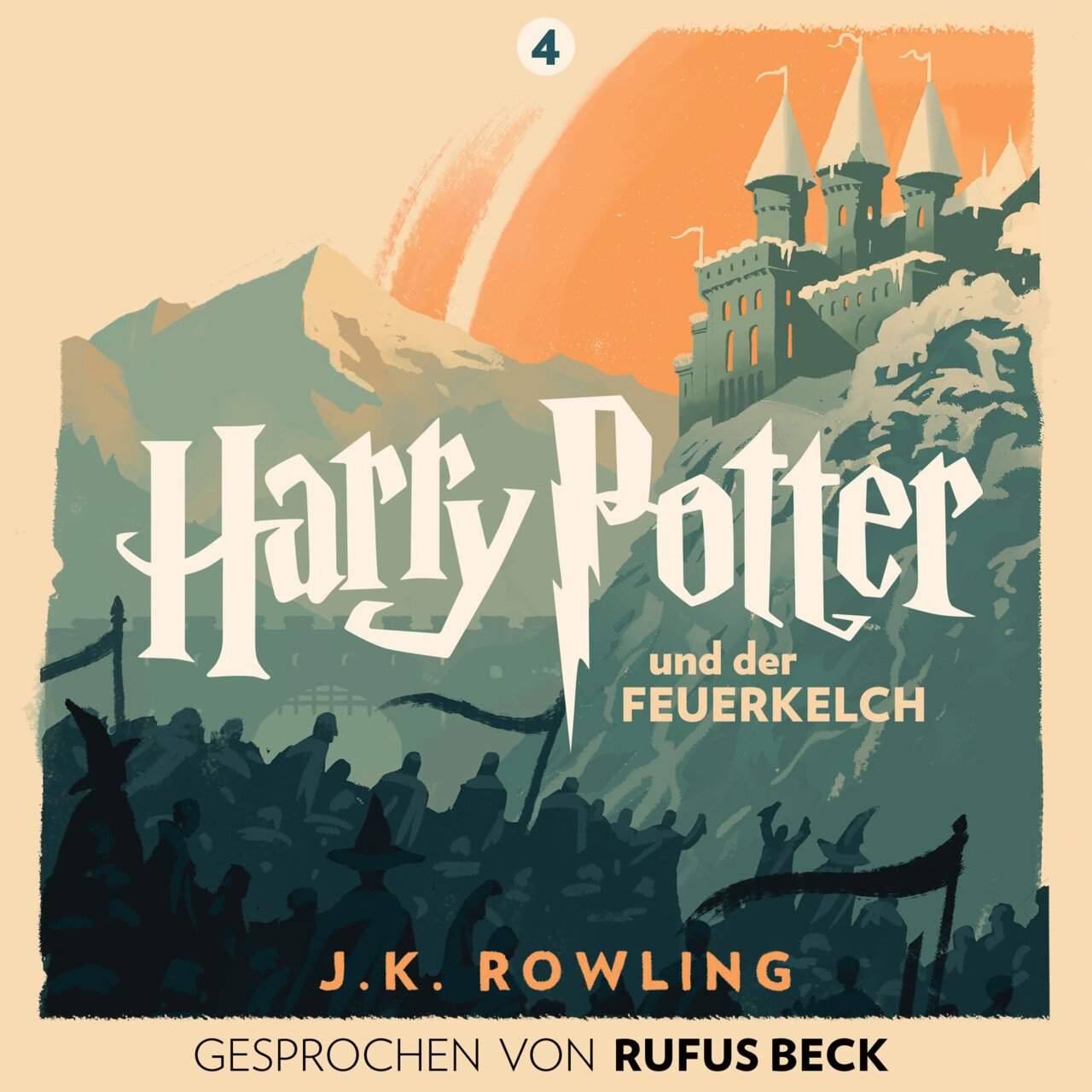 Audiobook cover for Harry Potter and the Goblet of Fire
