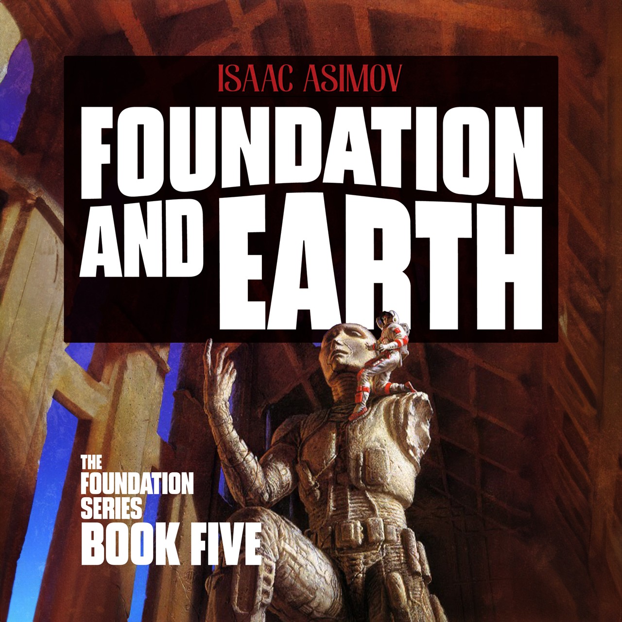 Audiobook cover for Foundation and Earth